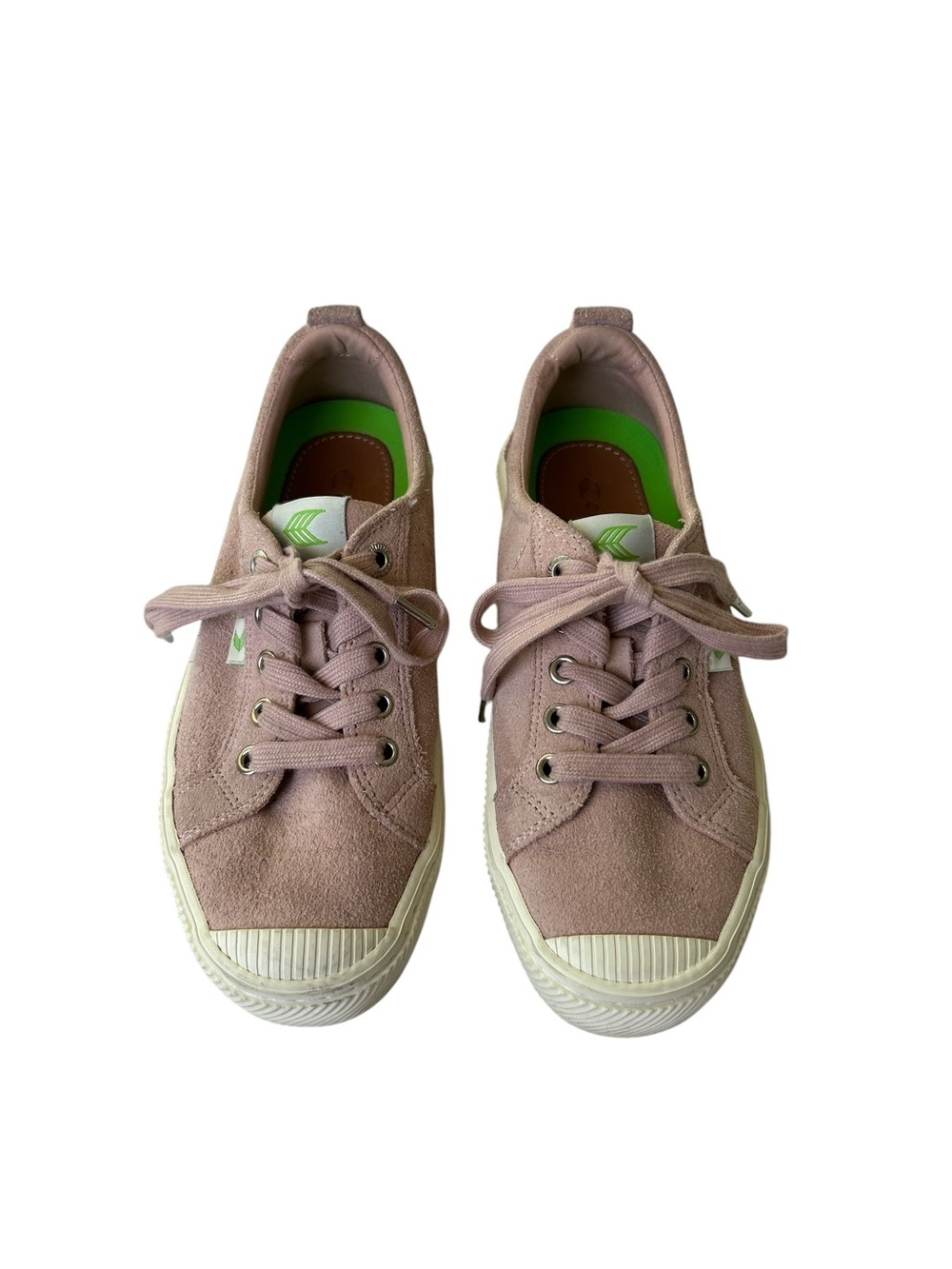 Cariuma Women's Dusty Pink Suede Low-Top Sneakers